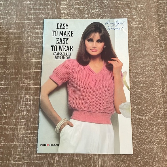 Vintage Coats & Clark’s Book No 302, Easy to Make Easy to Wear Knit and Crochet - Picture 1 of 7
